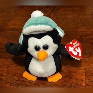 Ty Baby Beanies ‘Toboggan the Penguin’ 4” Plush Christmas Ornament